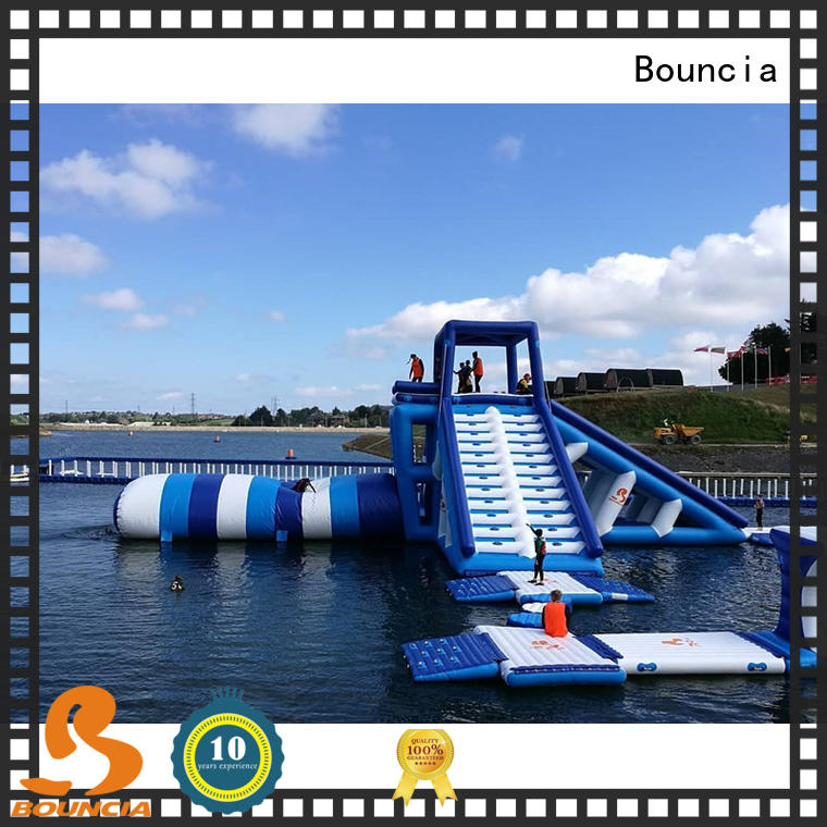 Bouncia Custom aqua sports water park Suppliers for pool