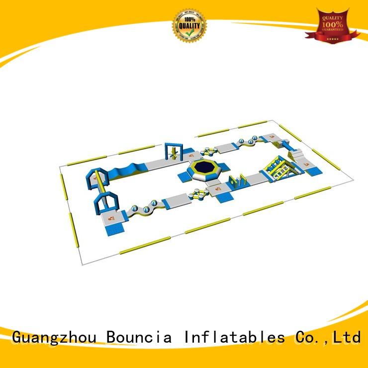 made hot selling high quality blow up water park Bouncia Brand company