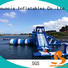 Bouncia beam blow up water park customized for outdoors