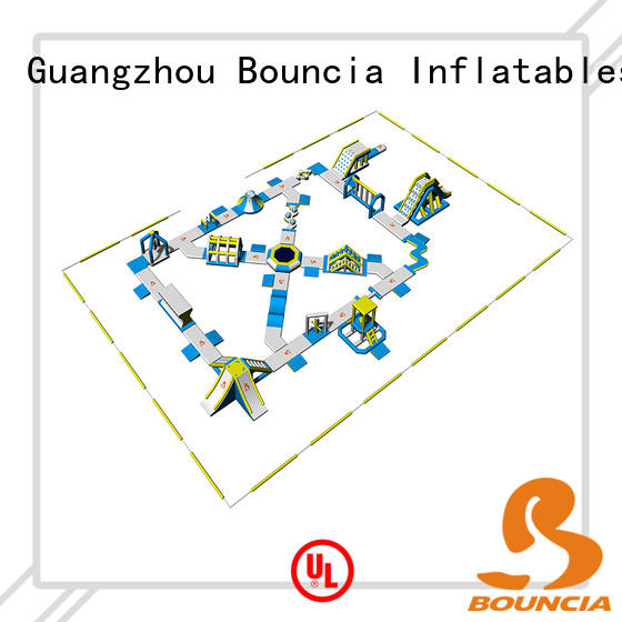Bouncia durable blow up water park supplier for outdoors