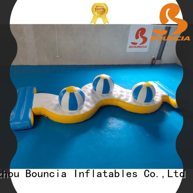 Bouncia certificated inflatable water park price customized for pool