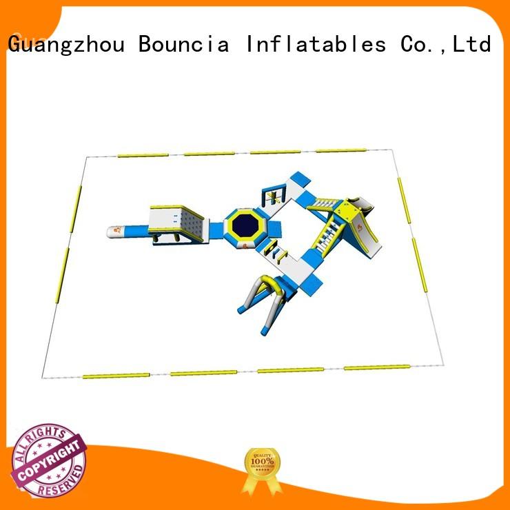 Bouncia Brand waterpark certificate sale blow up water park manufacture