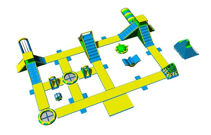 Giant Inflatable Water Park