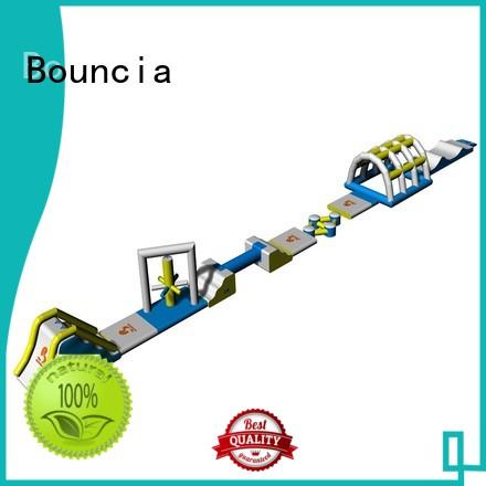 Bouncia Brand obstacle games inflatable floating water park water factory
