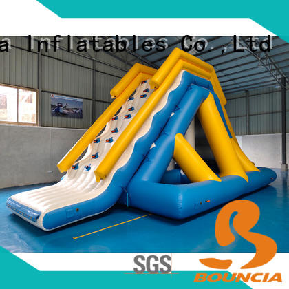 Bouncia floating outdoor inflatable water slide from China for adults
