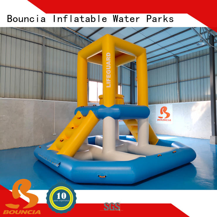 floating inflatable water park games trampoline Supply for adults